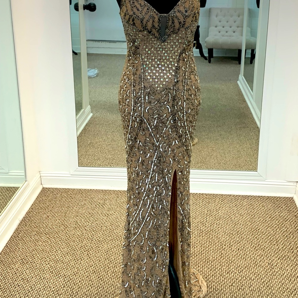 Primavera Couture Blush Gown Size 8